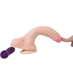 SHEQU - Gode vibrateur Holy Dragon avec tÃ©lÃ©commande 20,5 cm